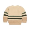 Beige gebreide trui - Knitted sweater warm taupe 